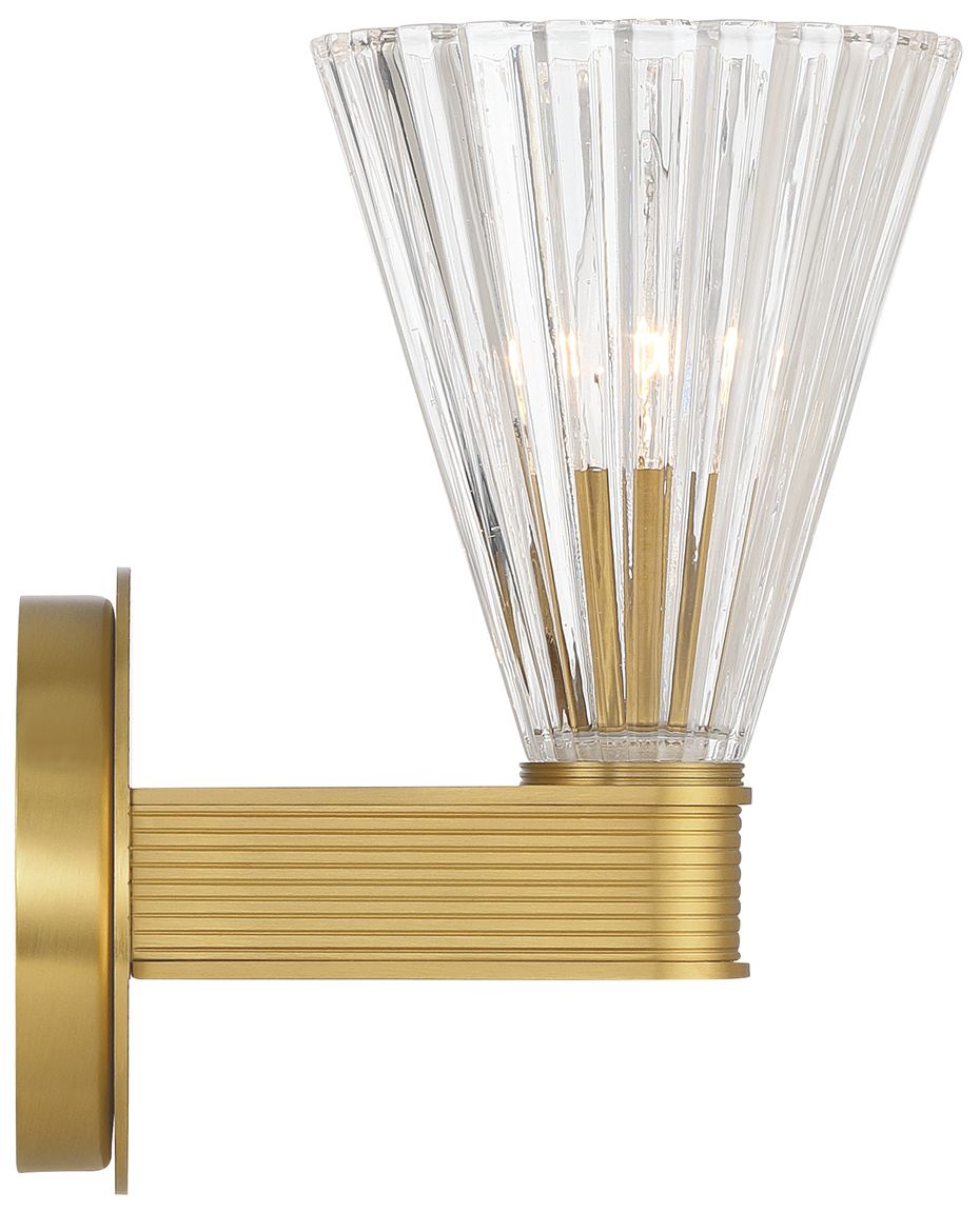 Image 4 Crystorama Lotus 5.5'' Luxe Gold Sconce more views