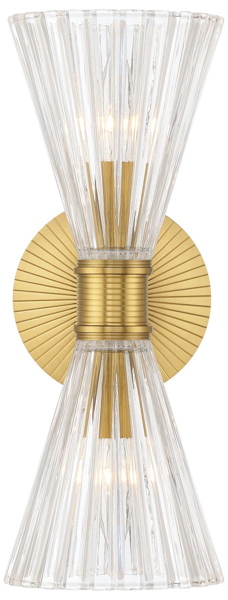 Image 3 Crystorama Lotus 5.5'' Luxe Gold Sconce more views