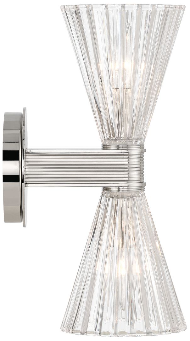 Image 4 Crystorama Lotus 5.5'' Polished Nickel Sconce more views