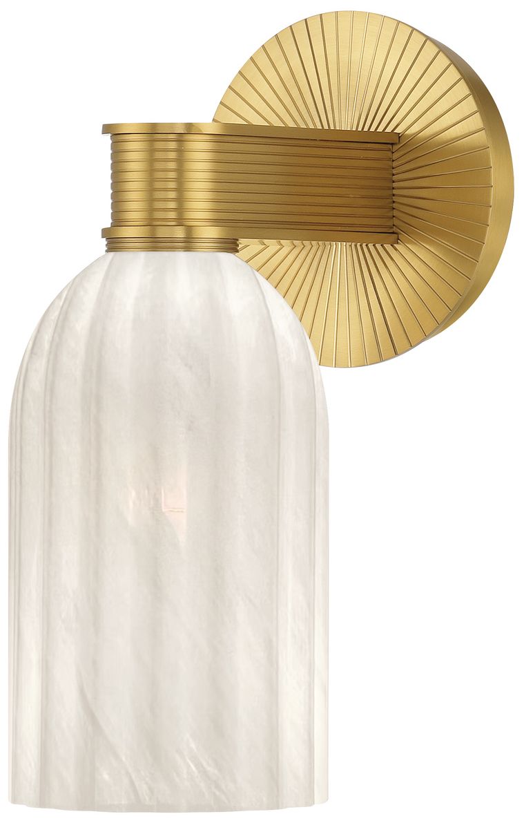 Crystorama Lotus 5'' Luxe Gold Sconce