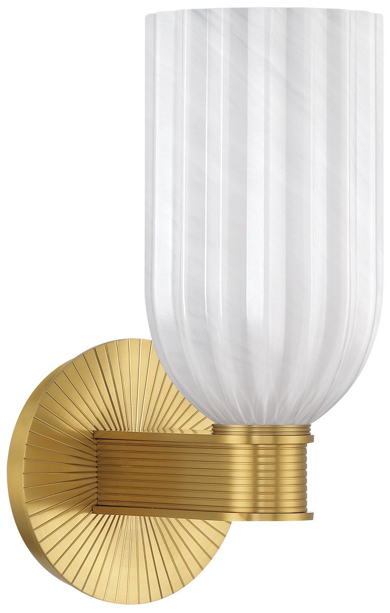 Image 2 Crystorama Lotus 5'' Luxe Gold Sconce more views