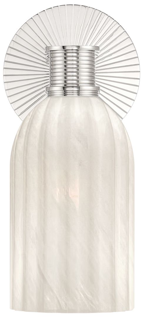 Image 3 Crystorama Lotus 5'' Polished Nickel Sconce more views