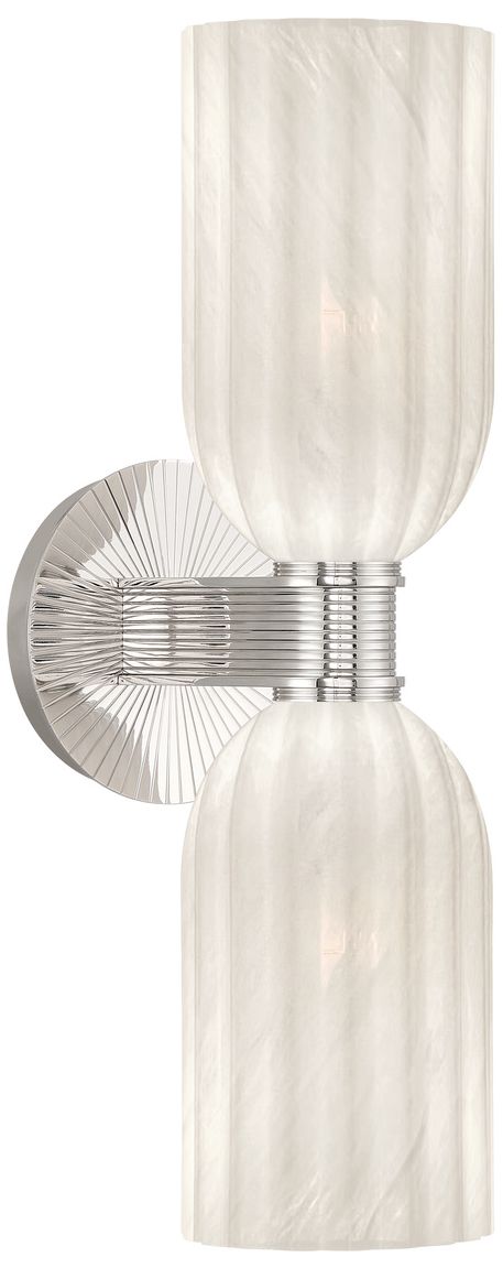 Crystorama Lotus 5'' Polished Nickel Sconce