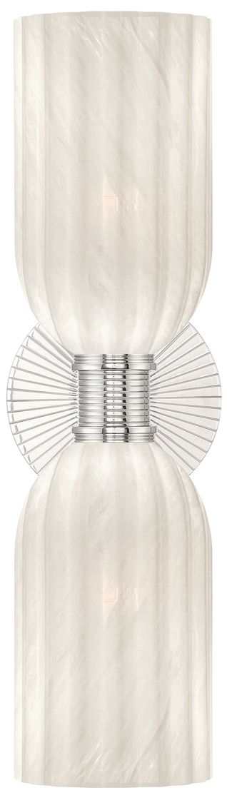 Image 3 Crystorama Lotus 5'' Polished Nickel Sconce more views