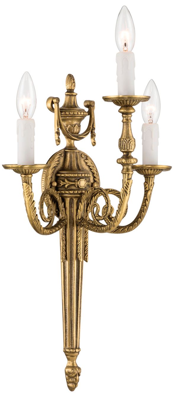 Image 3 Crystorama Loxley 12.75'' Matte Brass Sconce more views