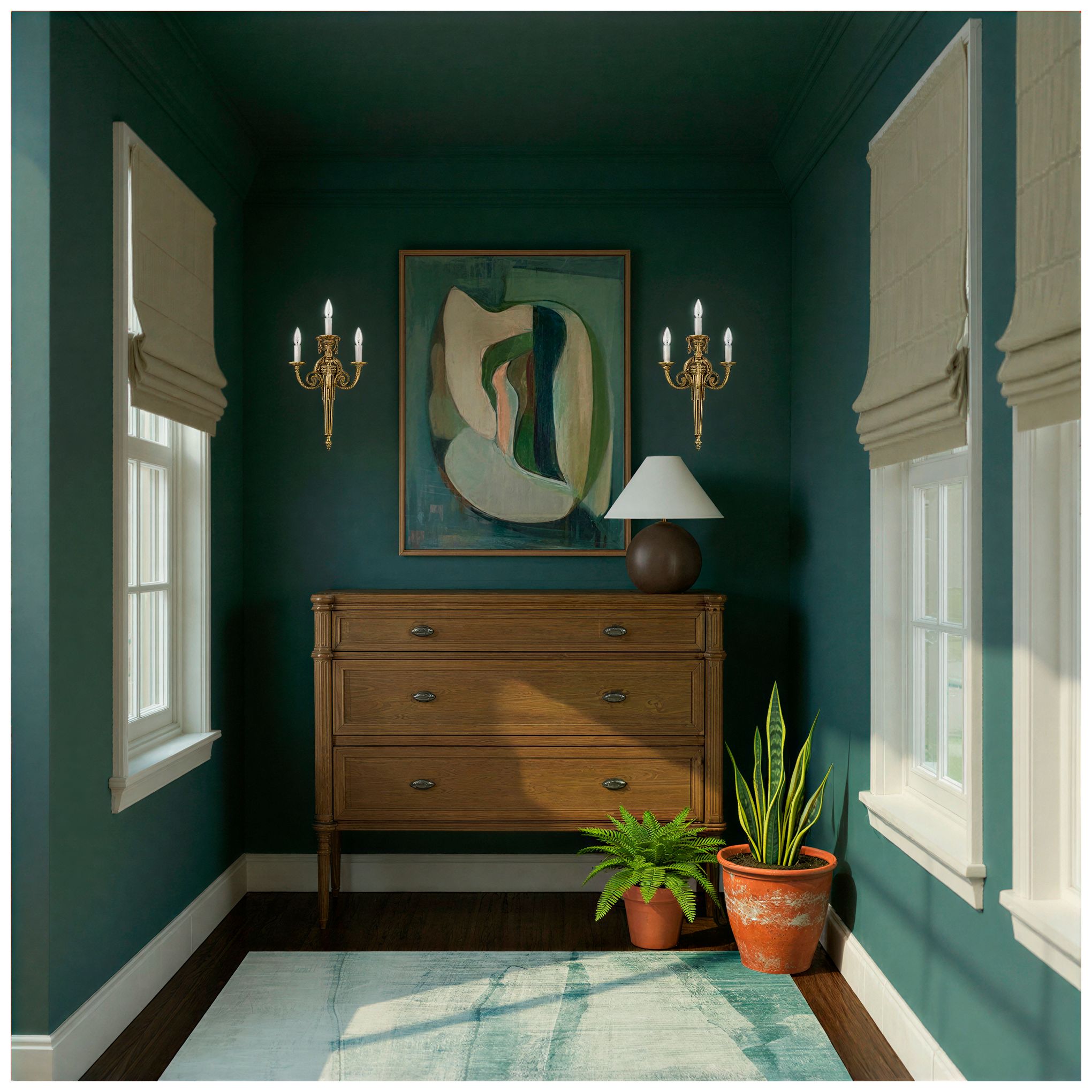 Image 6 Crystorama Loxley 12.75'' Matte Brass Sconce more views