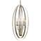 Crystorama Luna 16" Wide Antique Silver 6-Light Pendant