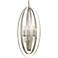 Crystorama Luna 16" Wide Antique Silver 6-Light Pendant