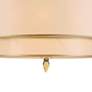 2_Crystorama Luxo 26"W Antique Bass 2-Layer Drum Ceiling Light more views