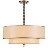 Crystorama Luxo Collection Brass 26&quot; Wide Pendant Light