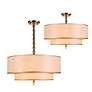 3_Crystorama Luxo Collection Brass 26" Wide Pendant Light more views