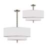 5_Crystorama Luxo Satin Nickel 26" Wide Chandelier more views