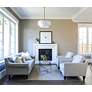 7_Crystorama Luxo Satin Nickel 26" Wide Chandelier more views