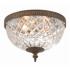 Crystorama Majestic English Bronze 12" Wide Ceiling Light