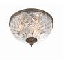 5_Crystorama Majestic English Bronze 12" Wide Ceiling Light more views