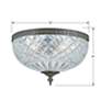 7_Crystorama Majestic English Bronze 12" Wide Ceiling Light more views