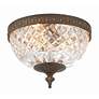 2_Crystorama Majestic English Bronze 8" Wide Ceiling Light more views