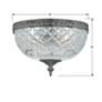 6_Crystorama Majestic English Bronze 8" Wide Ceiling Light more views