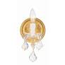 2_Crystorama Maria Theresa 11 1/2"H Gold and Crystal Sconce more views