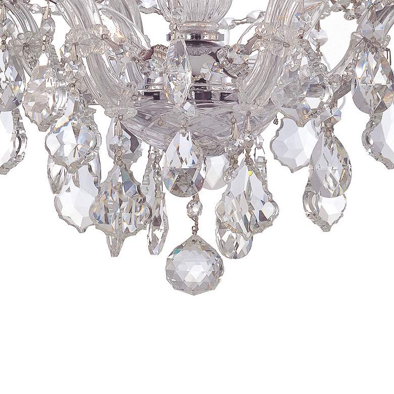 Image 3 Crystorama Maria Theresa 13 1/2" Wide Chrome Ceiling Light more views