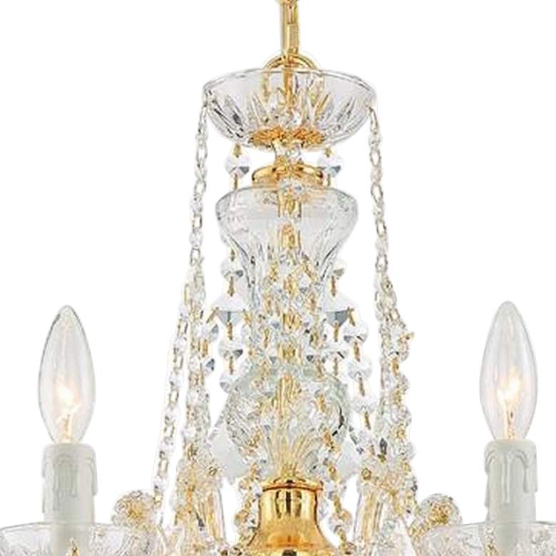 Image 4 Crystorama Maria Theresa 20" Wide 5-Light Gold and Crystal Chandelier more views