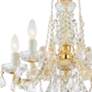 5_Crystorama Maria Theresa 20" Wide 5-Light Gold and Crystal Chandelier more views