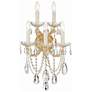 1_Crystorama Maria Theresa 22 1/2"H Gold 5-Light Wall Sconce