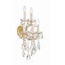 3_Crystorama Maria Theresa 22 1/2"H Gold 5-Light Wall Sconce more views