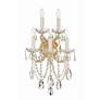 4_Crystorama Maria Theresa 22 1/2"H Gold 5-Light Wall Sconce more views
