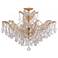 Crystorama Maria Theresa 27" Wide Gold 6-Light Ceiling Light