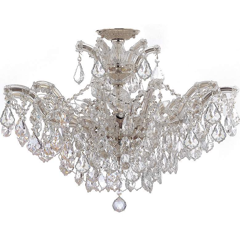 Image 3 Crystorama Maria Theresa 27" Wide Gold 6-Light Ceiling Light more views