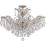 3_Crystorama Maria Theresa 27" Wide Gold 6-Light Ceiling Light more views