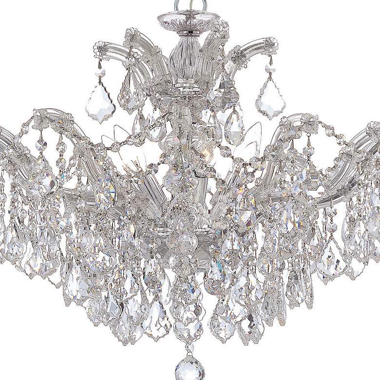 Image 2 Crystorama Maria Theresa 27"W Chrome 6-Light Crystal Chandelier more views