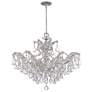 3_Crystorama Maria Theresa 27"W Chrome 6-Light Crystal Chandelier more views