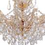 5_Crystorama Maria Theresa 27"W Gold 6-Light Crystal Chandelier more views