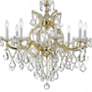 Thumbnail3 of Crystorama Maria Theresa 28"W Gold 9-Light Crystal Chandelier more views