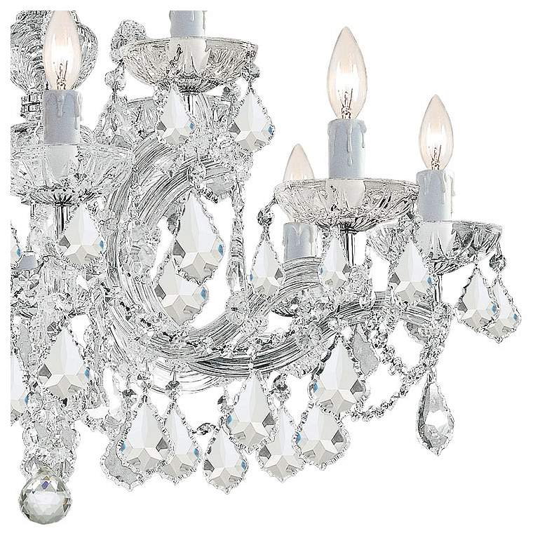 Image 3 Crystorama Maria Theresa 29 inch Chrome and Crystal 12-Light Chandelier more views