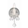 2_Crystorama Maria Theresa 9" High Polished Chrome Wall Sconce more views