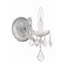 3_Crystorama Maria Theresa 9" High Polished Chrome Wall Sconce more views