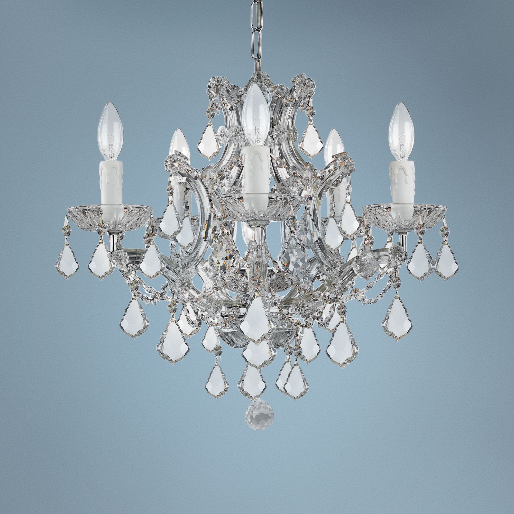 Crystorama Maria Theresa Chrome Collection