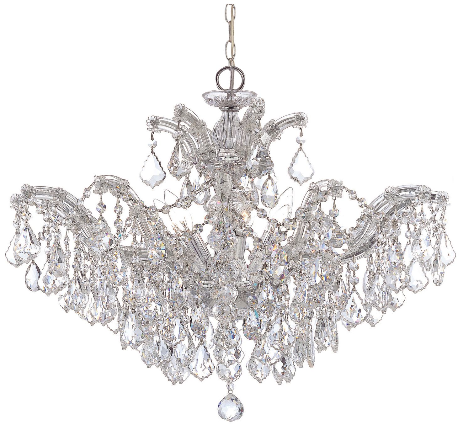 Crystorama Maria Theresa Chrome Collection