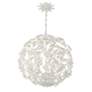 4_Crystorama Marselle 22"W Matte White Sphere Pendant Light more views
