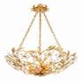 7_Crystorama Marselle 24" Wide Antique Gold 6-Light Chandelier more views