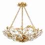 Crystorama Marselle 24" Wide Antique Gold 6-Light Chandelier in scene