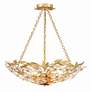 Crystorama Marselle 24" Wide Antique Gold 6-Light Chandelier in scene