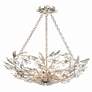 3_Crystorama Marselle 24" Wide Antique Silver Ceiling Light more views