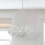 2_Crystorama Marselle 24" Wide Matte White 6-Light Chandelier