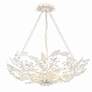 7_Crystorama Marselle 24" Wide Matte White 6-Light Chandelier more views