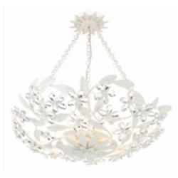 Crystorama Marselle 24" Wide Matte White Ceiling Light
