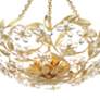4_Crystorama Marselle 24"W Antique Gold 6-Light Ceiling Light more views
